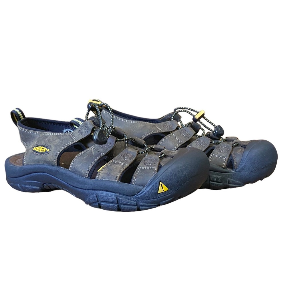 Keen Newport Brown Leather Outdoor Hiking Closed Toe Sandals  – Mens Size 8